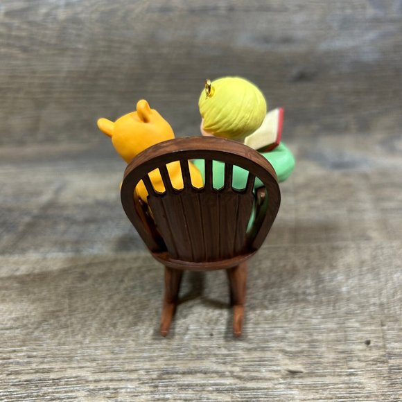 A Story For Pooh 2001 Hallmark Keepsake Christmas Ornament Christopher Robin #3 - Picture 5 of 9